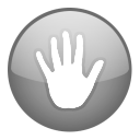 Hand Black icon