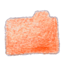 Folder, Orange LightSalmon icon