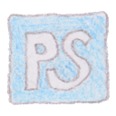 Ps, photoshop Gainsboro icon