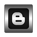 blogger, square, Logo Black icon
