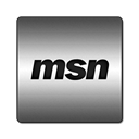 Logo, Msn Black icon