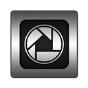 Picasa, square, Logo Black icon