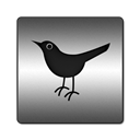 Animal, Sn, bird, social network, twitter, Social Black icon