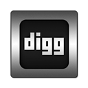 Digg, Logo, square Black icon