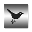 Sn, social network, Social, twitter, Animal, bird Black icon