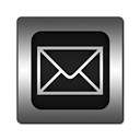 square, mail, Letter, envelop, Message, Email Black icon
