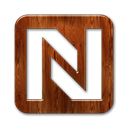 square, Logo, netvous SaddleBrown icon