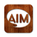 Aim, Logo, square SaddleBrown icon
