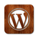 Logo, square, Wordpress SaddleBrown icon