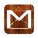 Logo, gmail, square SaddleBrown icon
