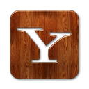 square, Logo, yahoo SaddleBrown icon