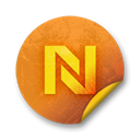 Logo, netvous Black icon