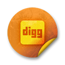 Logo, Digg, square Black icon