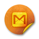 square, gmail, Logo Black icon