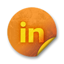 Linkedin, Logo Black icon