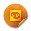 Logo, square, Aim Black icon