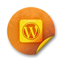 Wordpress, Logo, square Black icon