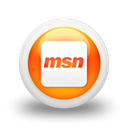 Msn, Logo, square Black icon