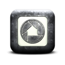 square, Picasa, Logo Black icon
