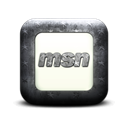 Msn, Logo, square Black icon