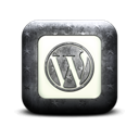 Wordpress, Logo, square Black icon