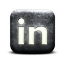 Logo, Linkedin Black icon