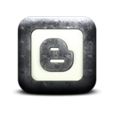 Logo, square, blogger Black icon