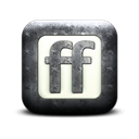 Friendfeed, square, Logo Black icon