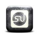 Stumbleupon, square, Logo Black icon