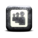 Logo, Myspace, square Black icon