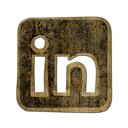 Linkedin, Logo, square DarkOliveGreen icon