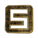 Logo, spurl, square Black icon