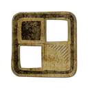 Delicious, square, Logo Black icon