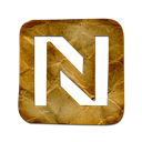 square, Logo, netvous Black icon