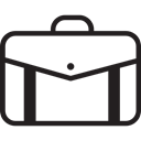 suitcase, luggage, travelling, baggage Black icon