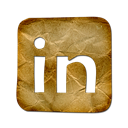 Logo, Linkedin, square Black icon