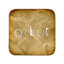 Orkut, square, Logo DarkKhaki icon