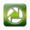 Logo, Picasa, square Black icon