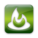Feedburner, square, Logo Black icon