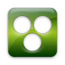 simpy, square, Logo Black icon