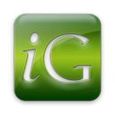 Logo, square, igooglr Black icon