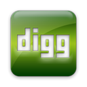 square, Logo, Digg Black icon