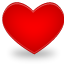 valentine, Heart, love Red icon