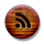 Rss, subscribe, feed, Small SaddleBrown icon