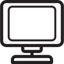 television, monitor, Televisor, technology Black icon