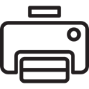 printing, printer, offices, tool, Office Material Black icon