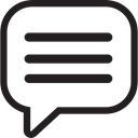 interface, Chat, speech bubble, Text Lines, Note, chatting Black icon