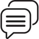 Text Lines, Conversation, speech bubble, Message, interface, chatting Black icon
