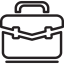 luggage, travelling, baggage, trip, tourism, suitcase Black icon