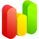 chart, graph Gold icon